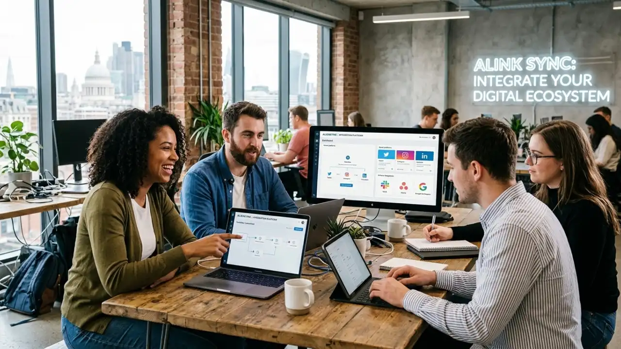 Socials and Softwares AlienSync